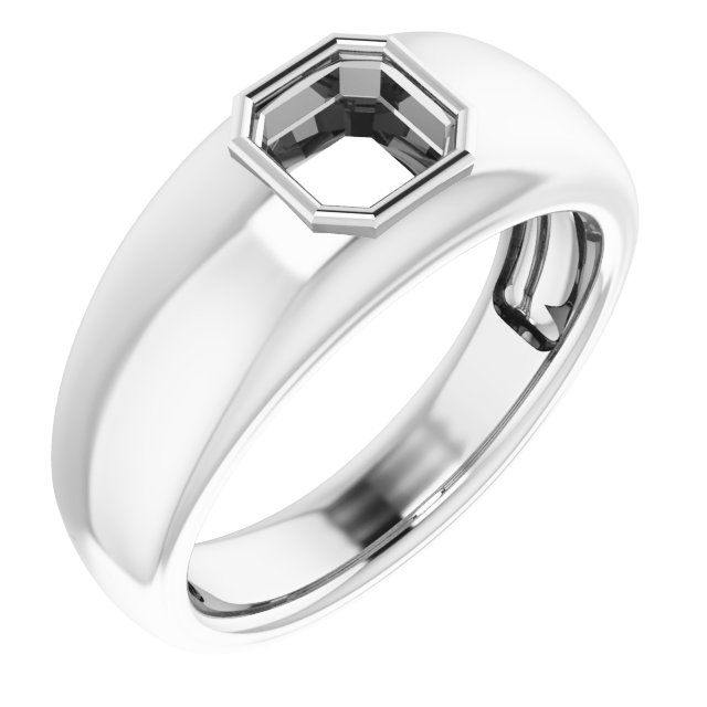 Bezel-Set Solitaire Ring