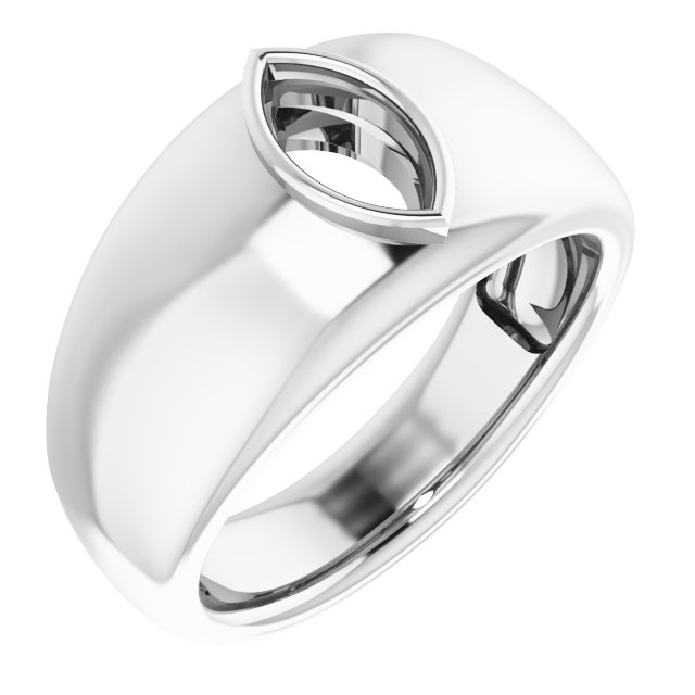 Bezel-Set Solitaire Ring