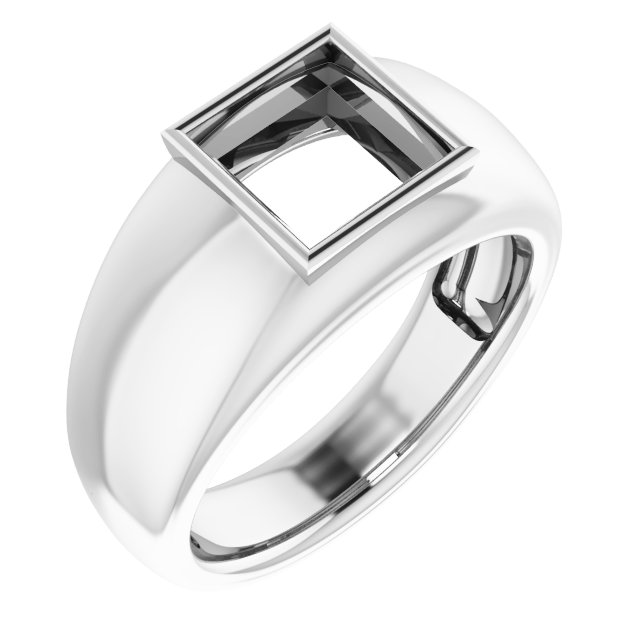Bezel-Set Solitaire Ring