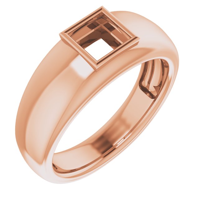 Bezel-Set Solitaire Ring