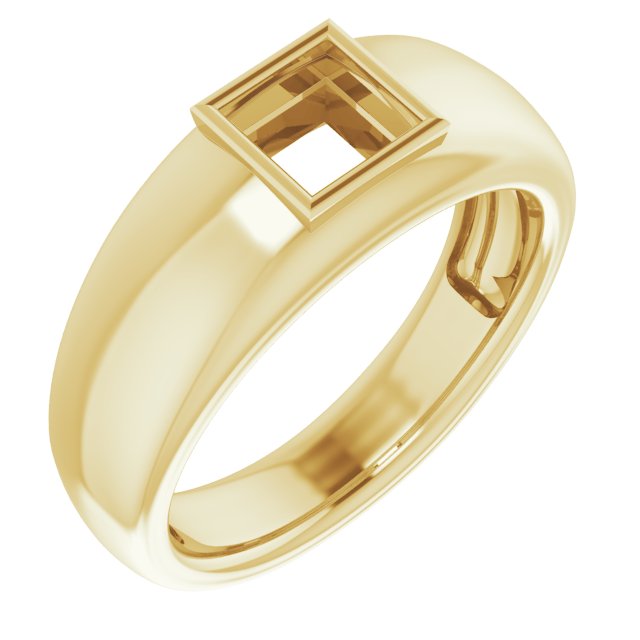 Bezel-Set Solitaire Ring