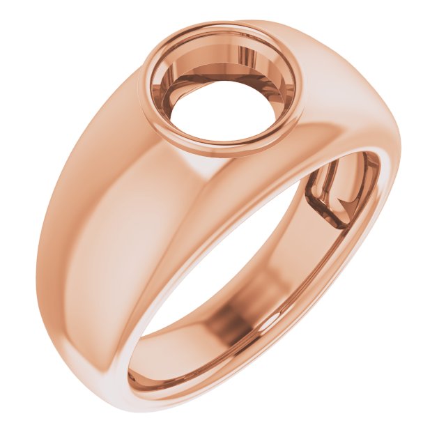 Bezel-Set Solitaire Ring