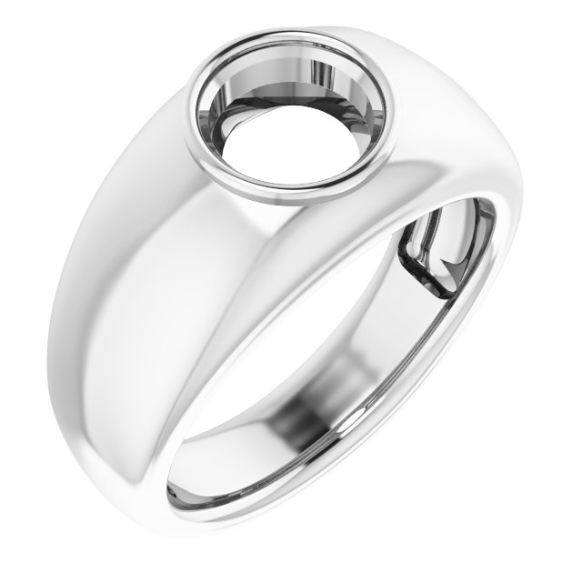 Bezel-Set Solitaire Ring