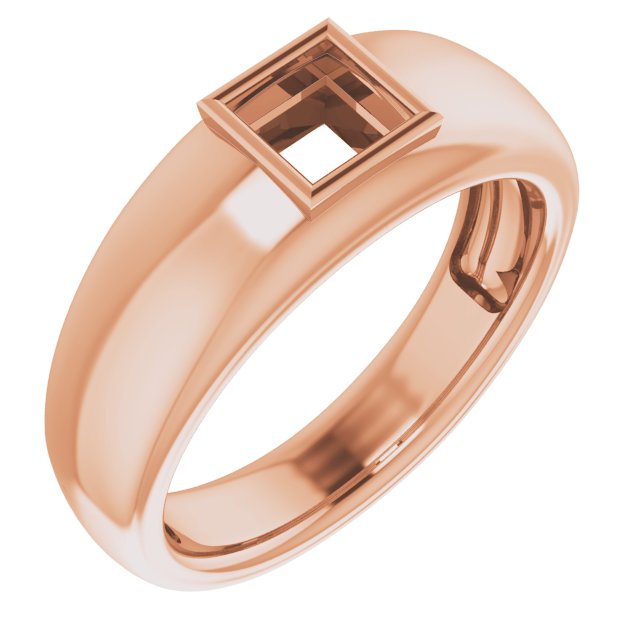 Bezel-Set Solitaire Ring