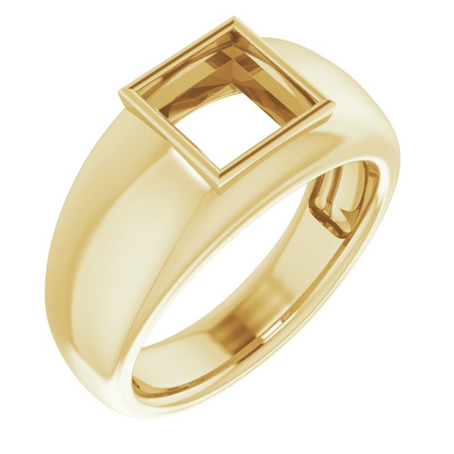 Bezel-Set Solitaire Ring
