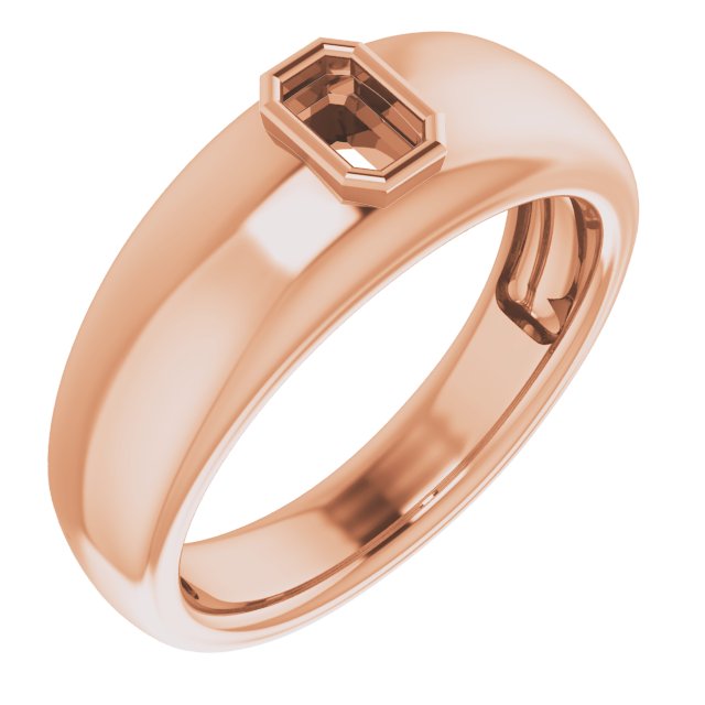 Bezel-Set Solitaire Ring