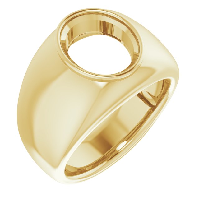 Bezel-Set Solitaire Ring