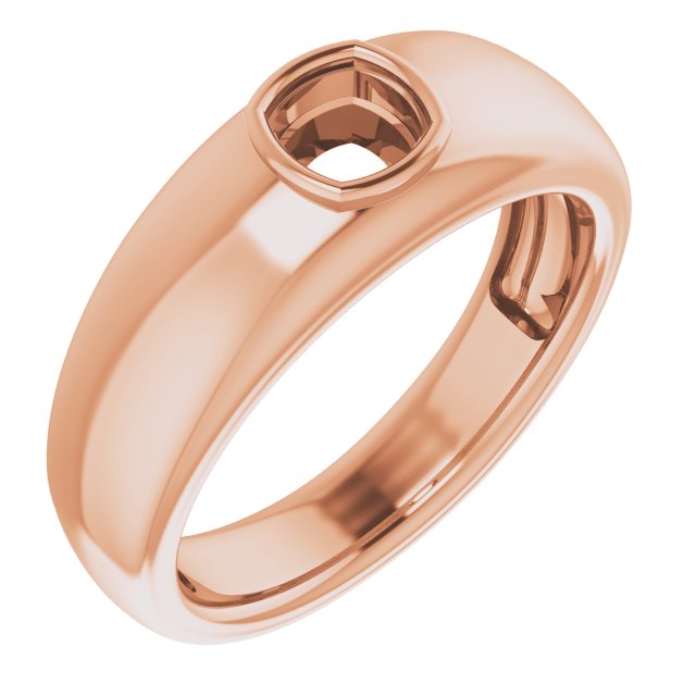 Bezel-Set Solitaire Ring