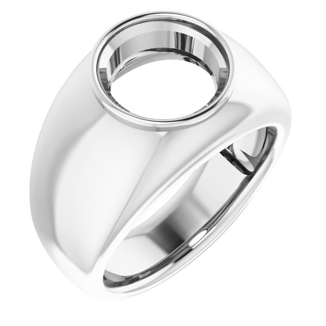 Bezel-Set Solitaire Ring
