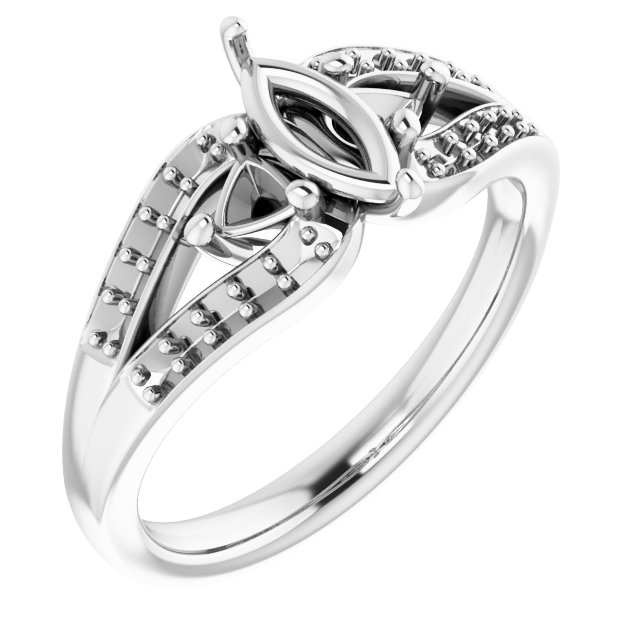 14k White Gold