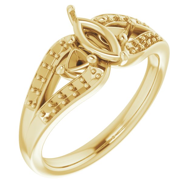 14k Yellow Gold