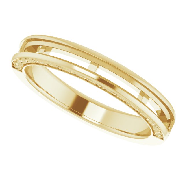 14K Yellow 1/2 CTW Round Diamond Anniversary Band