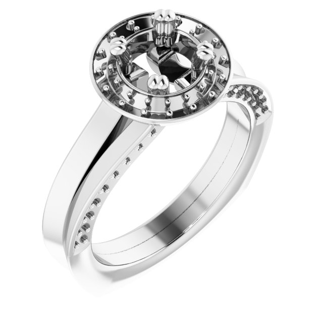 Halo-Style Ring