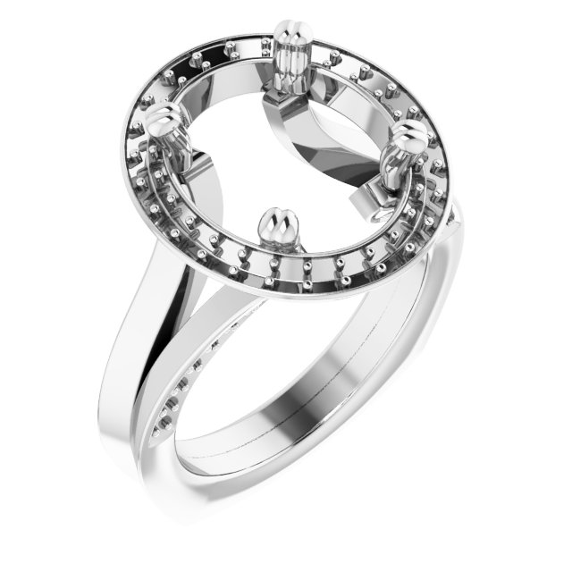 Halo-Style Ring