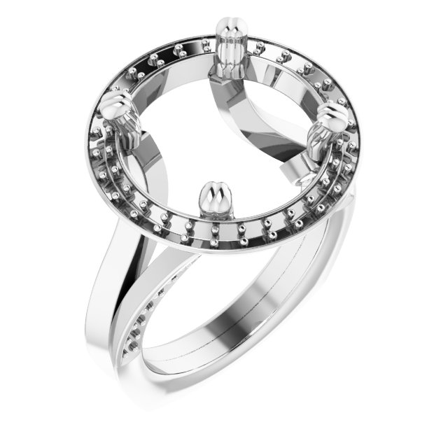 Halo-Style Ring