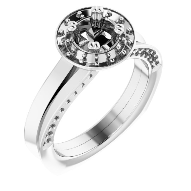 Halo-Style Ring