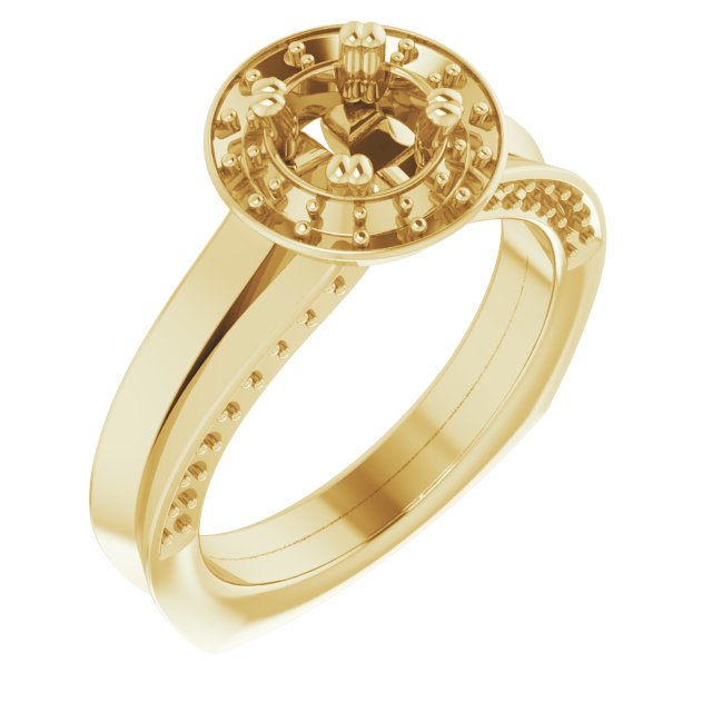 14k Yellow Gold