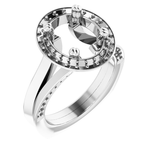 Halo-Style Ring