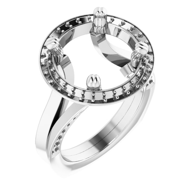 Halo-Style Ring
