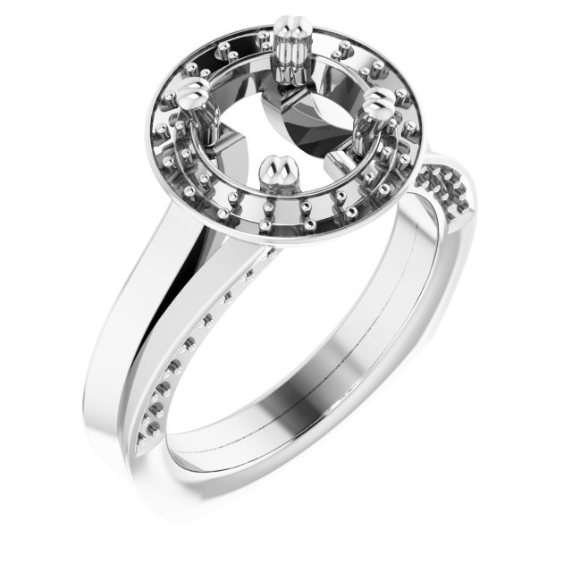Halo-Style Ring
