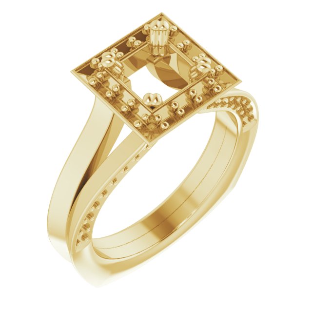 14k Yellow Gold