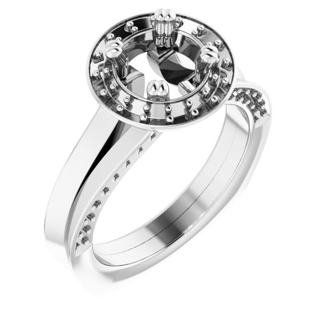 Halo-Style Ring
