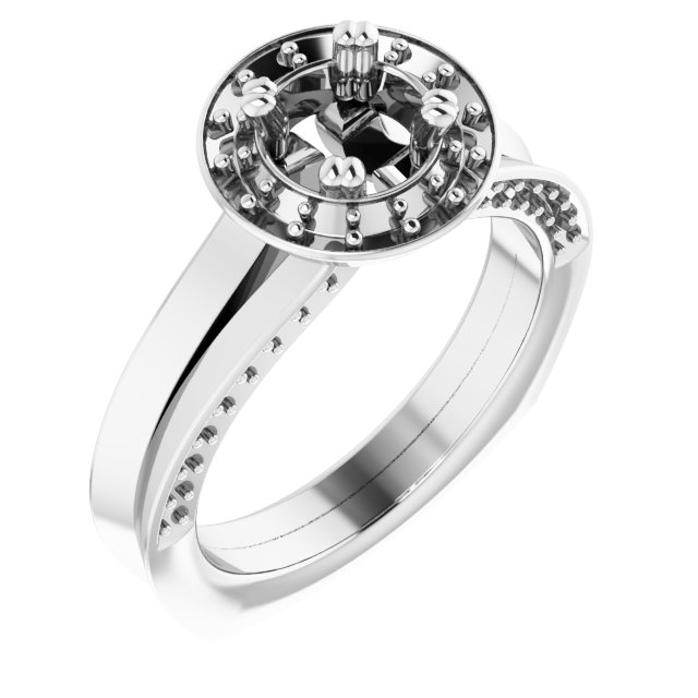 Halo-Style Ring