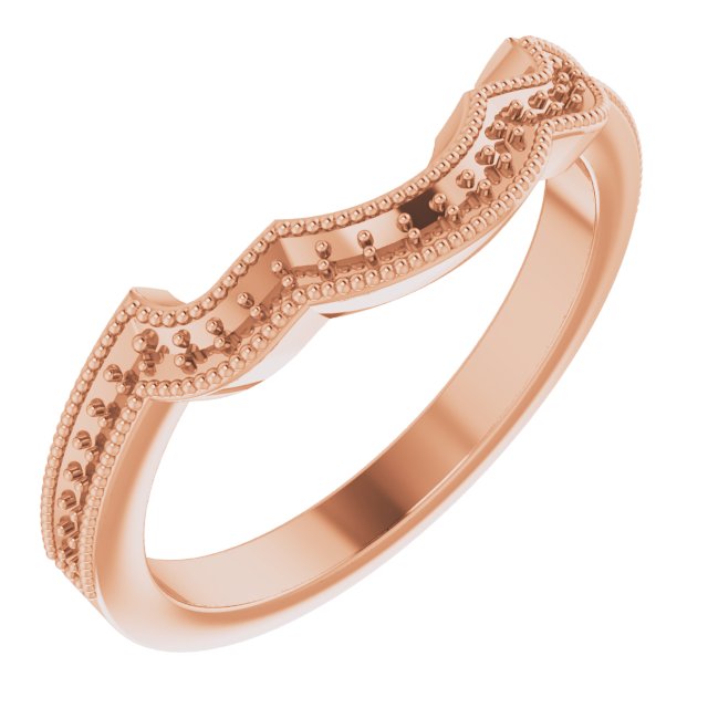 Halo-Style Vintage-Inspired Engagement Ring or Band