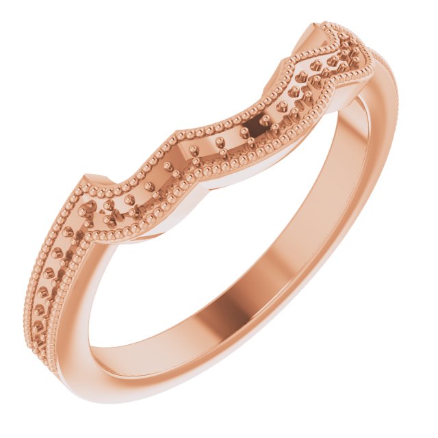 Halo-Style Vintage-Inspired Engagement Ring or Band