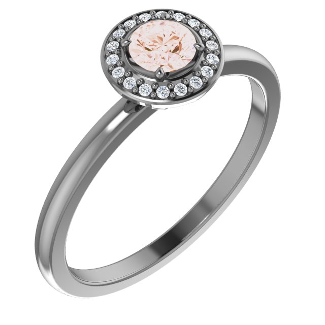 14K Rose .33 CTW Diamond Ring Ref. 12170151