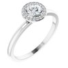 14K White .33 CTW Diamond Ring Ref. 12170121