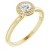 14K Yellow .33 CTW Diamond Ring Ref. 12170136