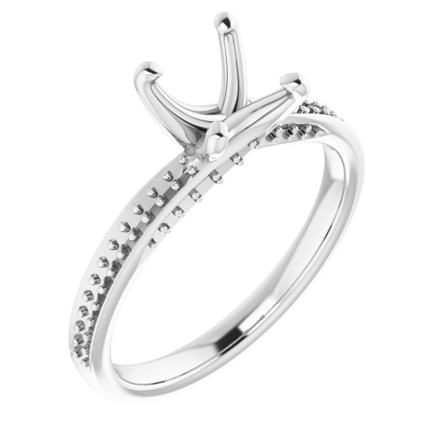 Accented Engagement Ring