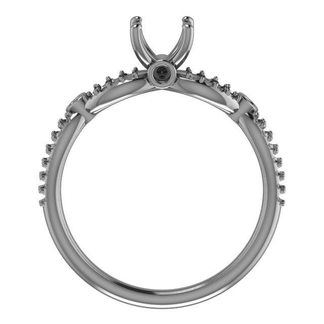 10x5 mm Marquise Engagement Ring Mounting view 2