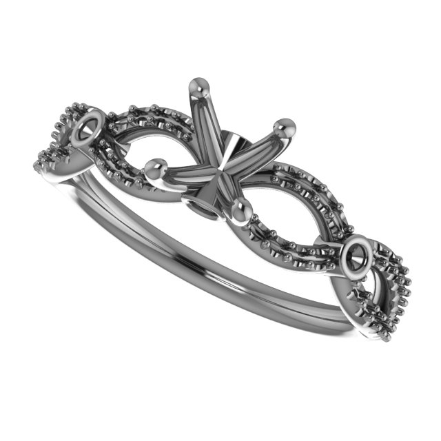 10x5 mm Marquise Engagement Ring Mounting view 5