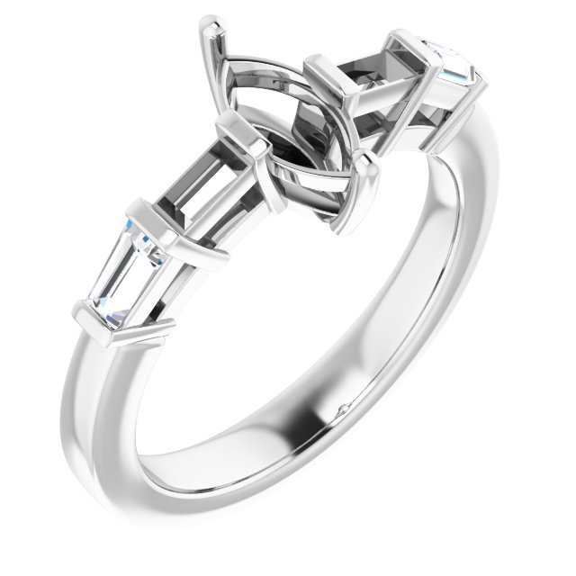 14k White Gold