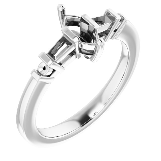 14k White Gold