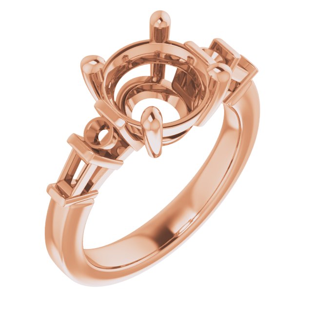 Accented Engagement Ring
