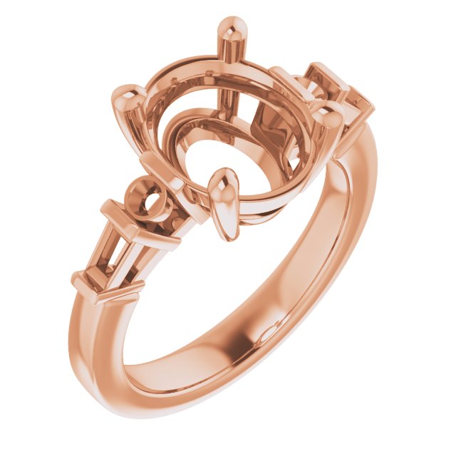 Accented Engagement Ring