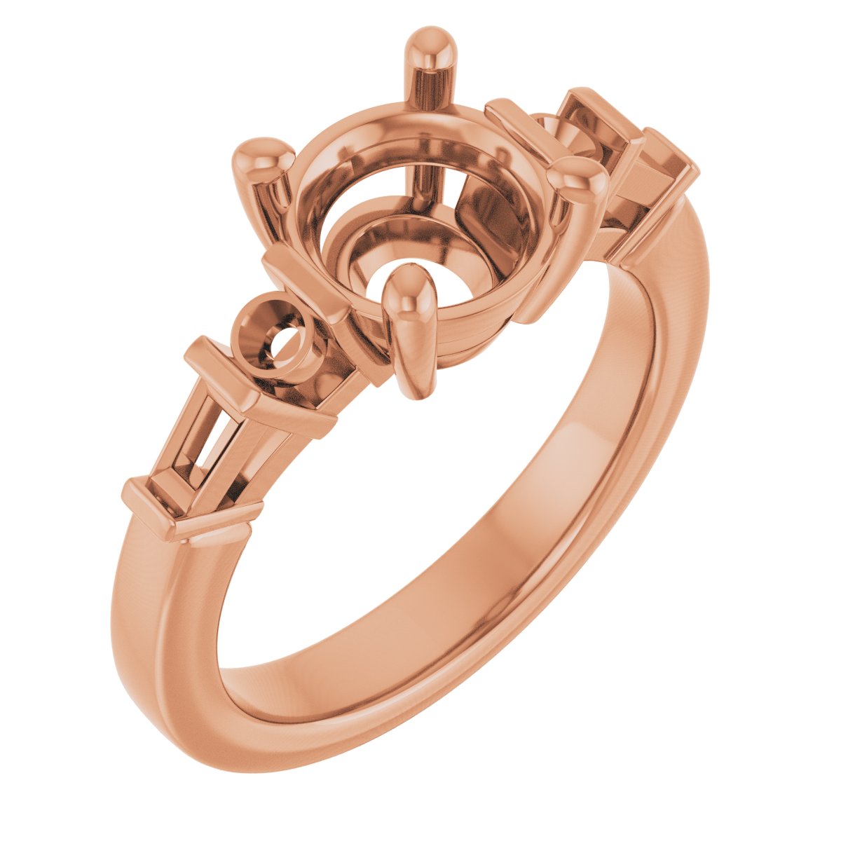 Accented Engagement Ring