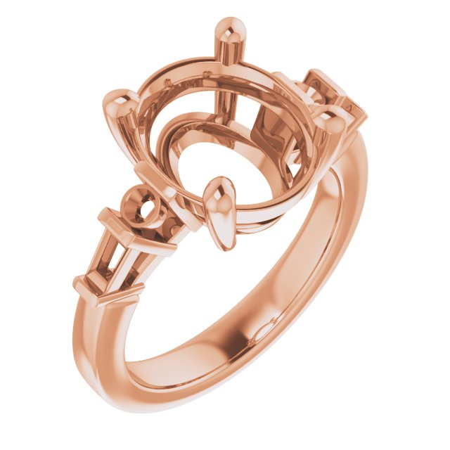 Accented Engagement Ring
