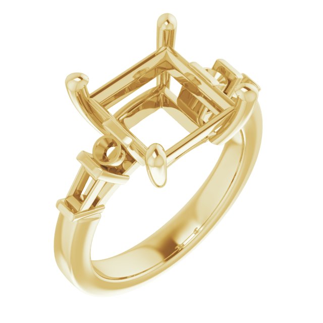 Accented Engagement Ring