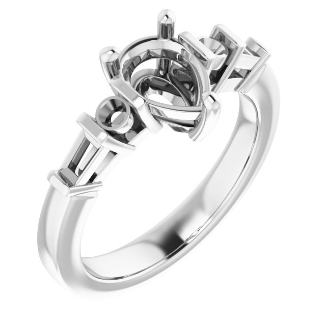 Accented Engagement Ring