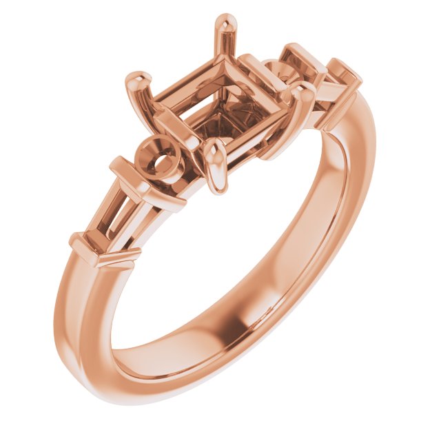 Accented Engagement Ring