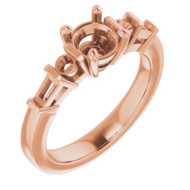 Accented Engagement Ring
