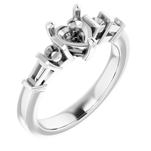 Accented Engagement Ring