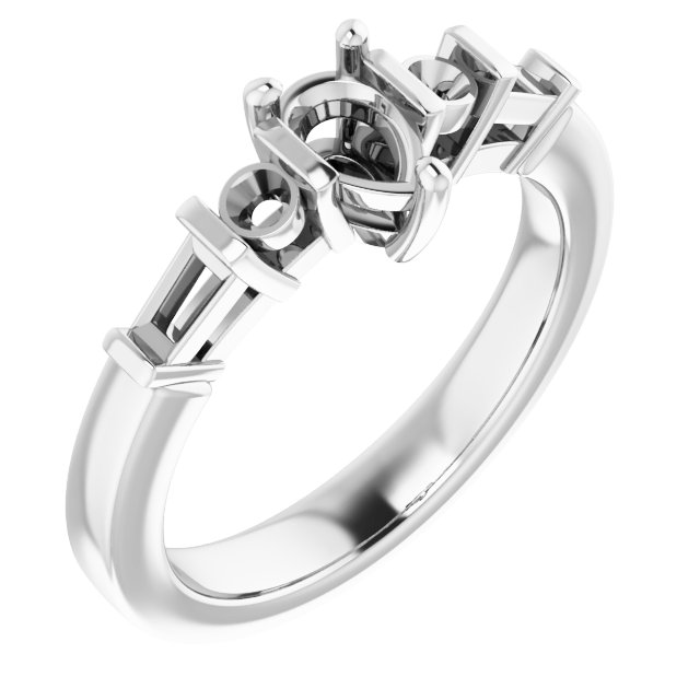 Accented Engagement Ring