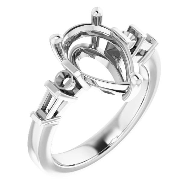 Accented Engagement Ring