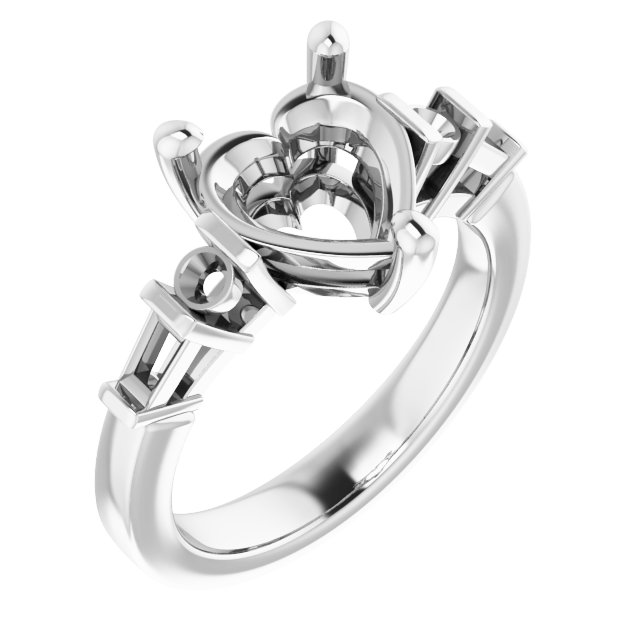 Accented Engagement Ring