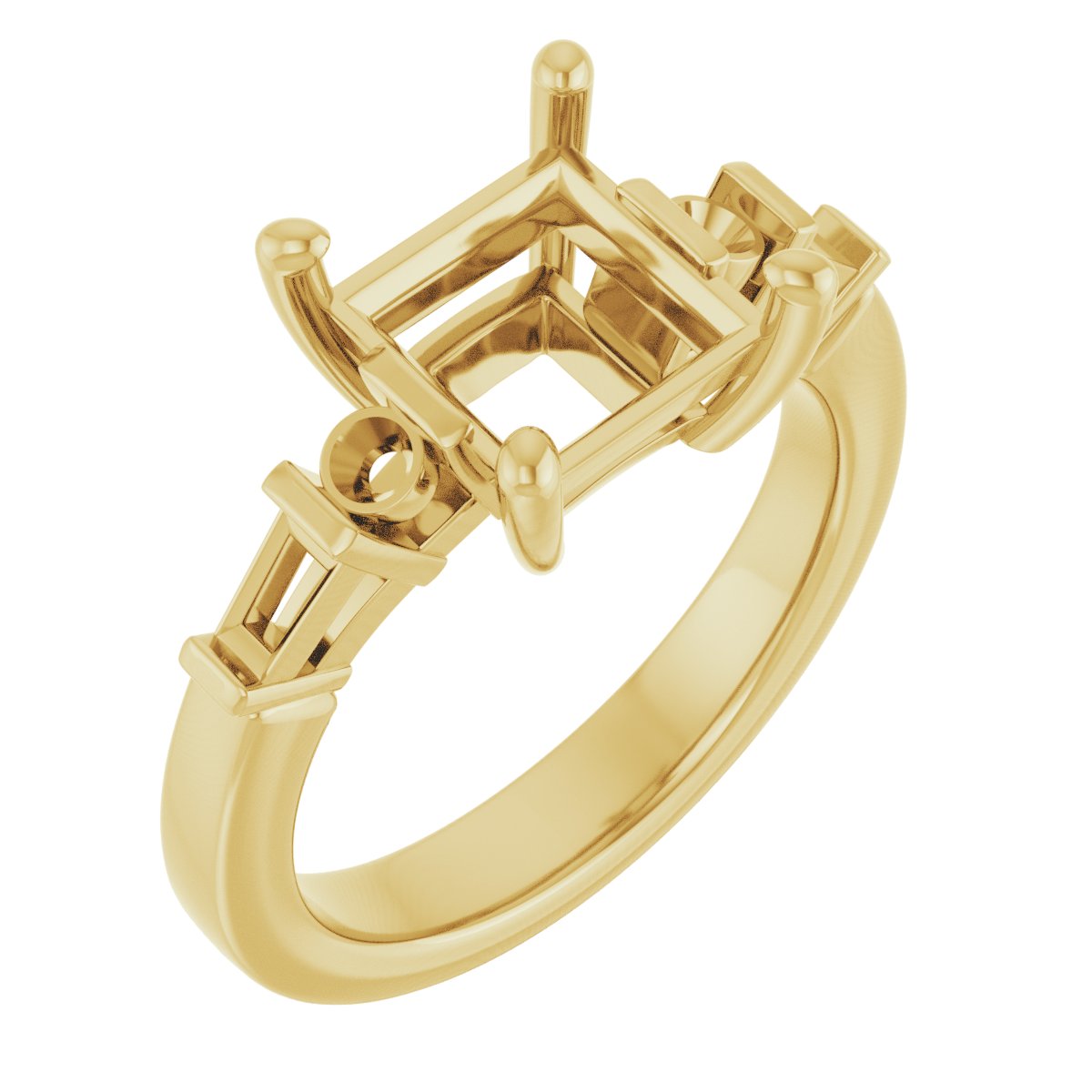 Accented Engagement Ring